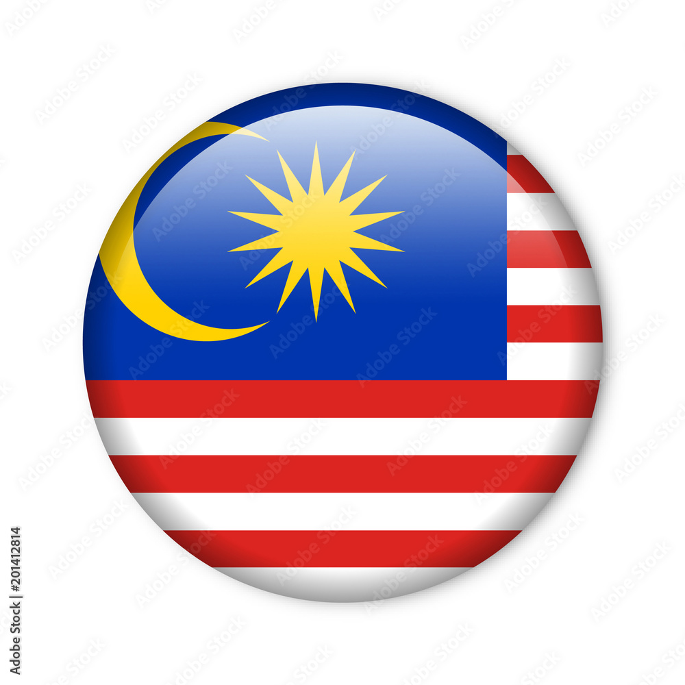 Obraz premium Malaysia - Button