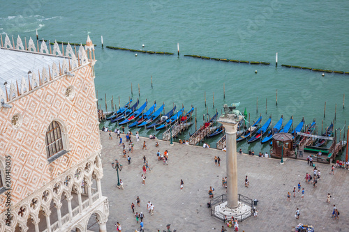 view of St Mark's Square in Venice, Italy