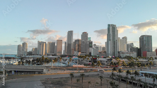 Aerial view of Downtown Miami © jovannig