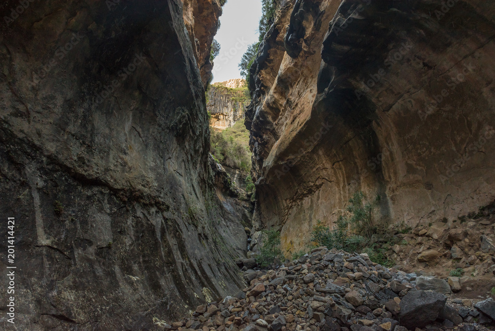 Echo Ravine at Golden Gate in the Free State Province Echo Ravine at Golden Gate in the Free State Province