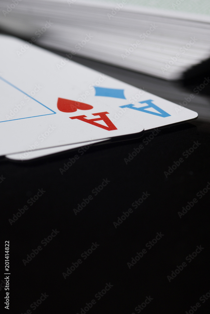 POker cards. High resolution image for gambling industry.