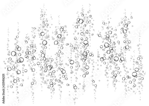Water or oxygen bubbles.