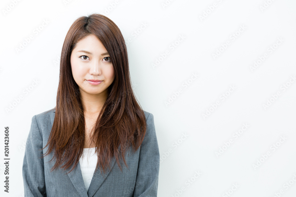 portrait of asian businesswoman isolated on white background portrait of asian businesswoman isolated on white background