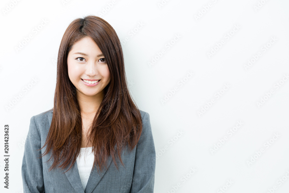 portrait of asian businesswoman isolated on white background portrait of asian businesswoman isolated on white background