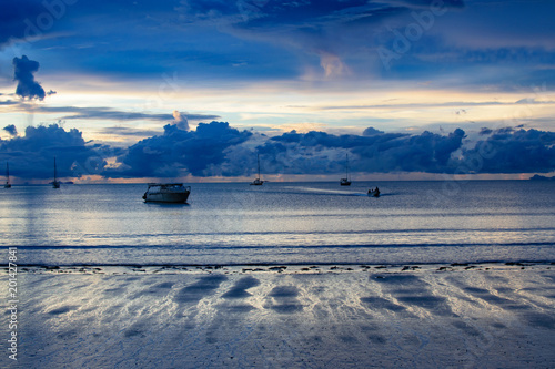 Fiji Bay at Sunset - South Pacific © FreezeFrames