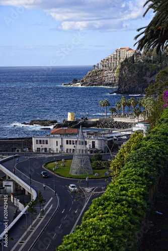 Ships in the Port and Safe Horbour of Funchal on the island of Madeira
  photo