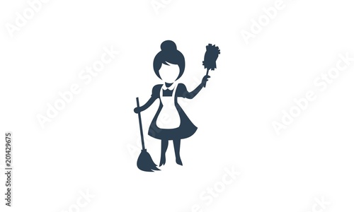 Housekeeper Icon Vector