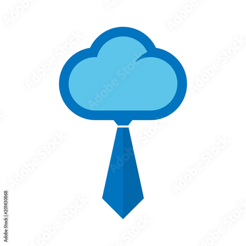 Cloud Job Logo Icon Design