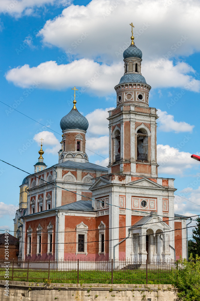 Serpukhov, Russia - August 2017: The Assumption Church of the 19th Century in Serpukhov
