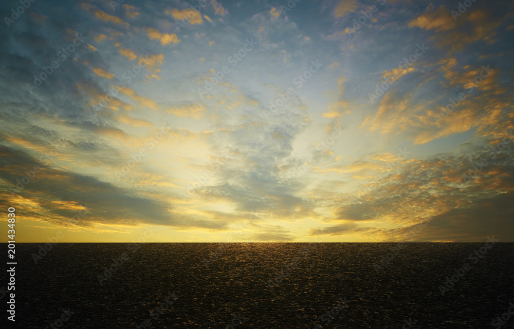 Asphalt road with dramatic sunrise sky , Horizontal format . Asphalt road with dramatic sunrise sky , Horizontal format .