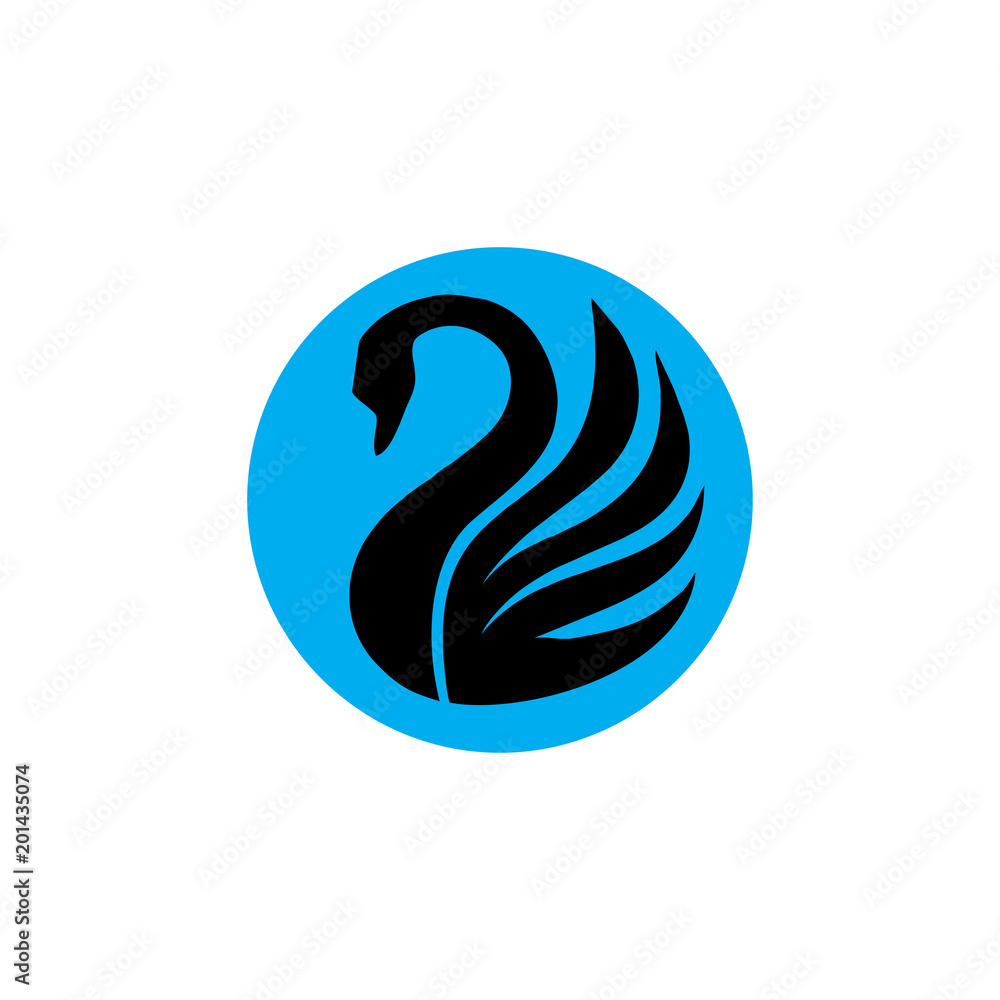 swan logo vector swan logo vector