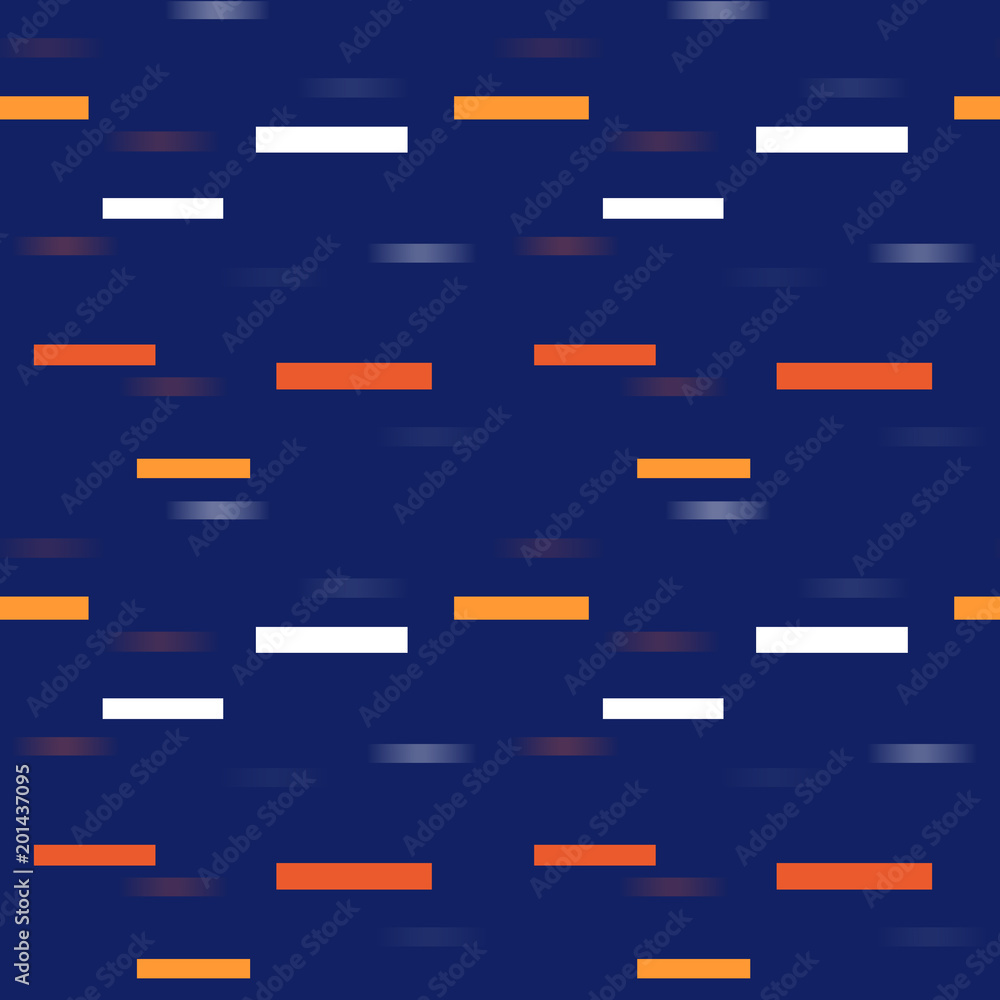 3d horizontal geometric seamless pattern. Simple geometry series.