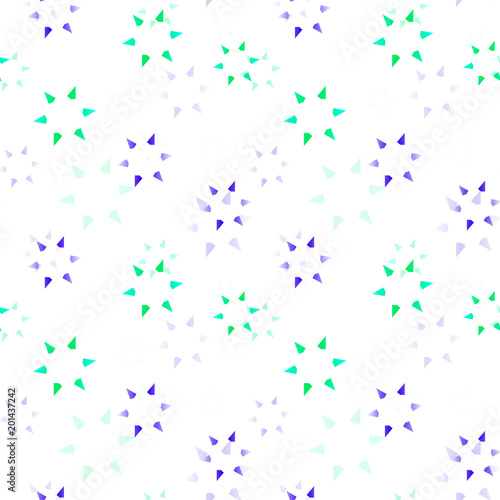 Subtle stars fading seamless pattern. Simple geometry series.