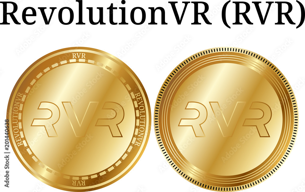 Set of physical golden coin RevolutionVR (RVR) Set of physical golden coin RevolutionVR (RVR)