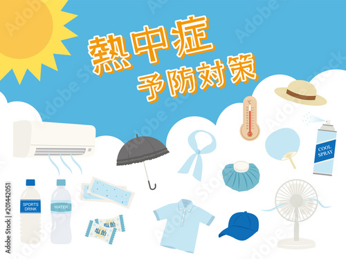 熱中症予防対策　ポスター