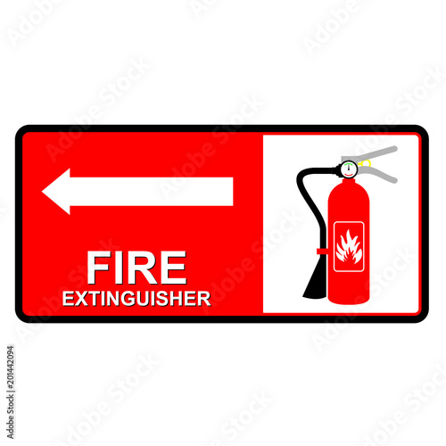 Fire Extingusher, sign photo