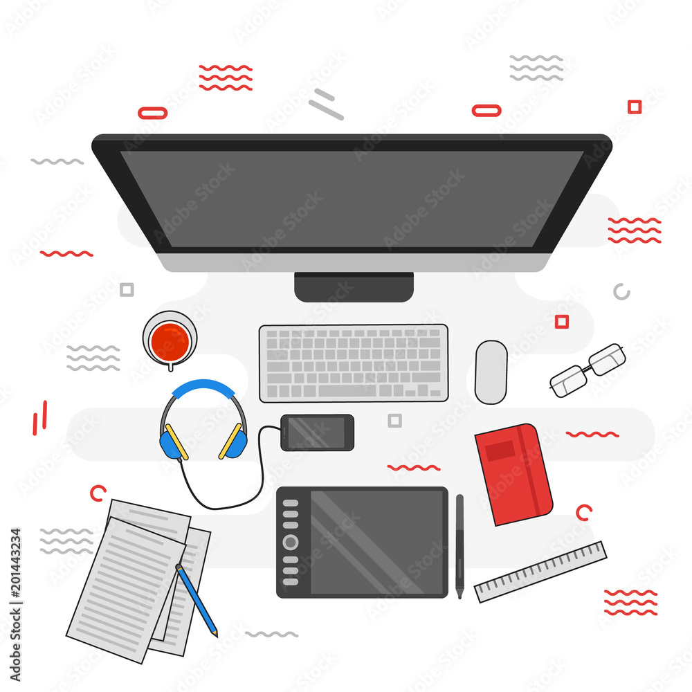 flat design workspace-vector logo icon illustration
flat design workspace-vector logo icon illustration