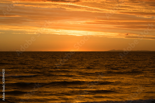 Golden sunset over the sea © Christopher Ingham