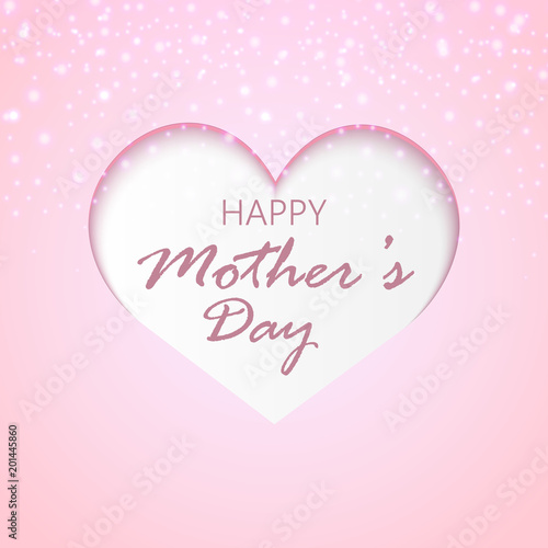 Happy Mother's Day greeting card design. Vector illustration © Rafael