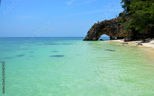 THE ROCK ARCH, KOH KHAI ISLAND , TARUTAO NATIONAL MARINE PARK in Satun Province, Thailand