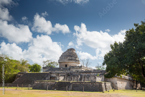 Chichen Itza, The Observatory (El Caracol). Yucatan, Mexico
