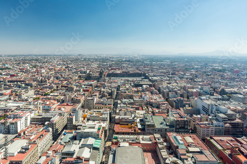 Mexico City skyline aerial view © ttinu