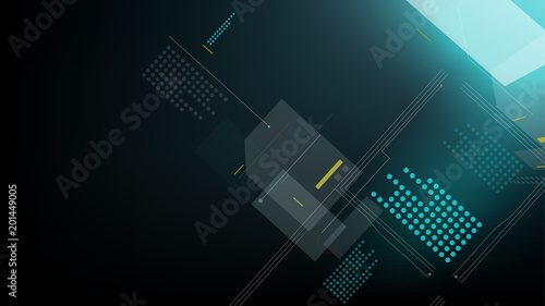 hud interface tech background