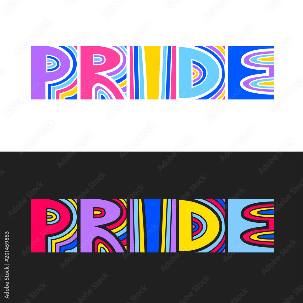 Colorful lettering Colorful lettering