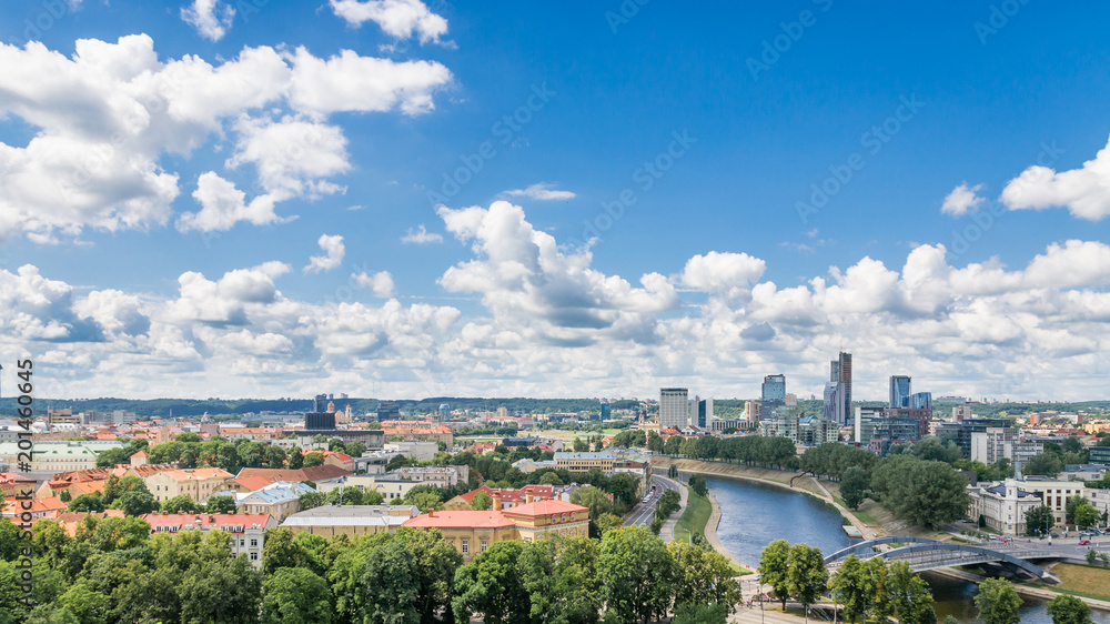 View on the Vilnius city crnter, Lithuania