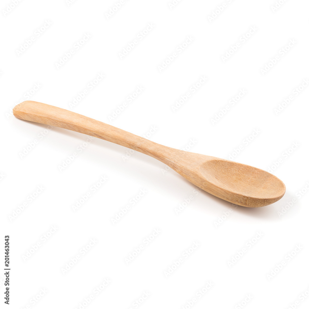 Wooden Spoon isolated on a white background Wooden Spoon isolated on a white background