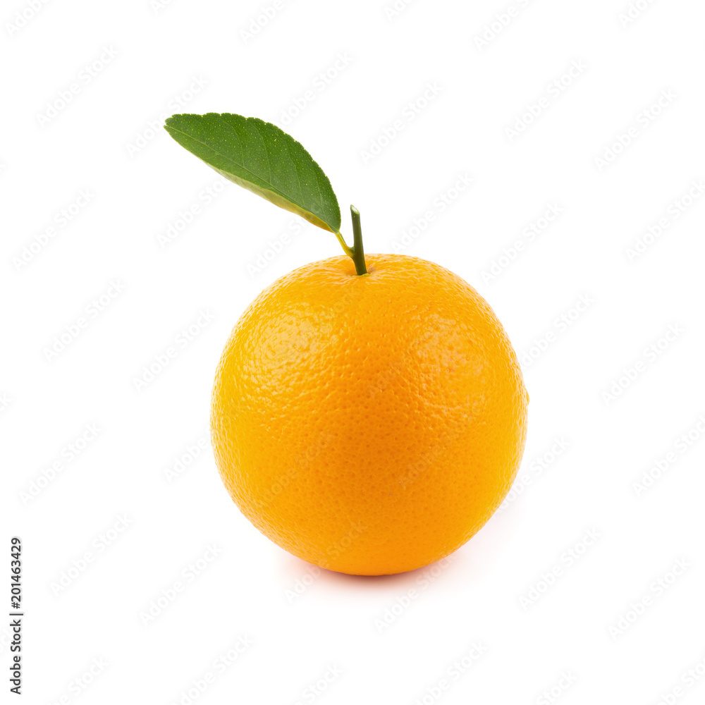 Fresh orange isolated on a white background Fresh orange isolated on a white background