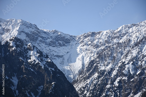 Osttirol, Lienzer Dolomiten, Gipfel, Schnee, Winter, Frühling, Schneeschmelze, Natur, erwachen, Lienz, Pustertal, Tirol, Assling, Alpen, Eggenkofel, Wald, Schutzwald photo