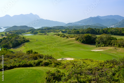 Golf course in Hong Kong