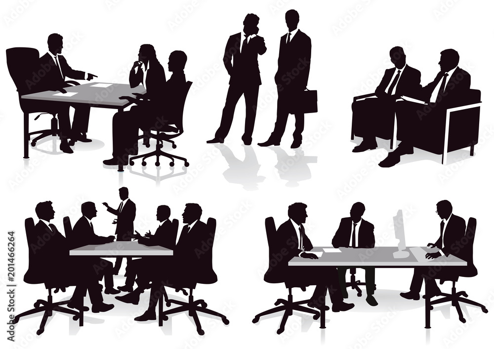 Besprechung und Beratung im Büro Besprechung und Beratung im Büro