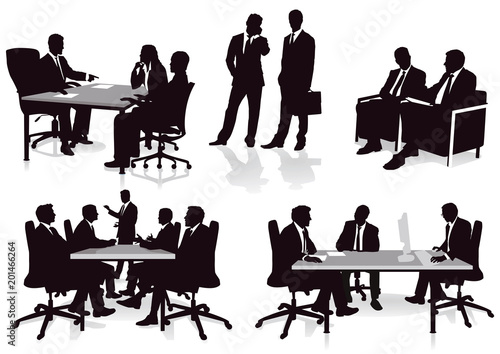 Besprechung und Beratung im Büro