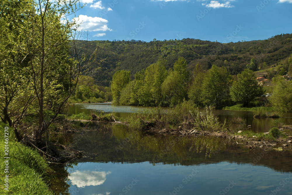 Fototapeta premium Rivière du Doux, Ardèche.