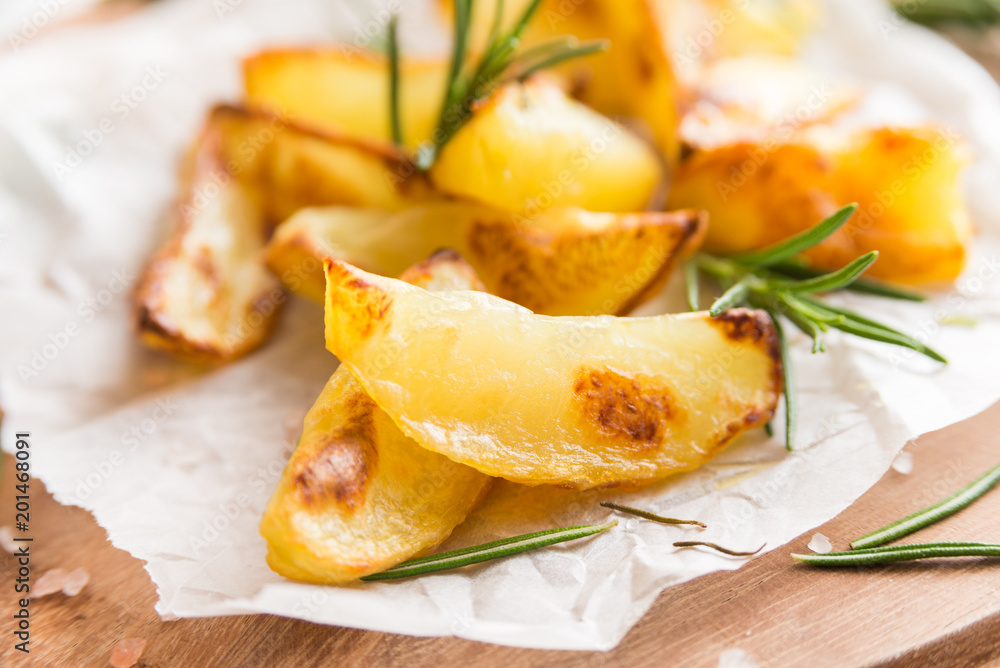 Roast potatoes with rosemary, Mediterranean Cuisine