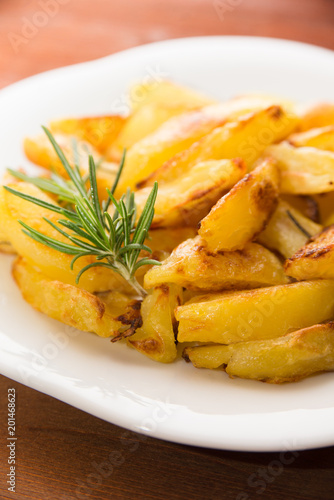 Roast potatoes with rosemary, Mediterranean Cuisine