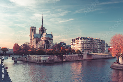 Obraz na płótnie Notre Dame de Paris, France w salonie