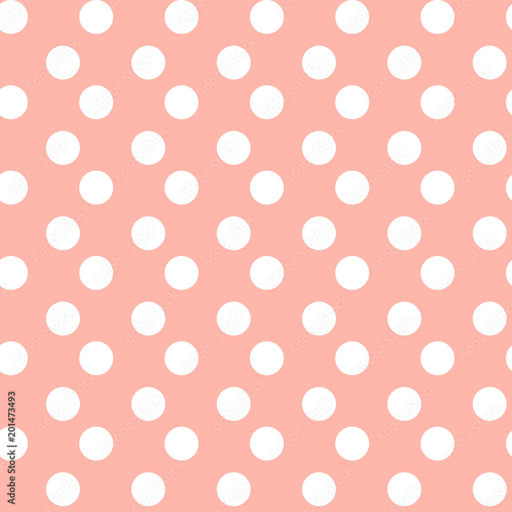 Seamless Background with polka dot pattern. Polka dot fabric. Retro vector background or pattern. Seamless Background with polka dot pattern. Polka dot fabric. Retro vector background or pattern.