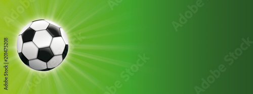 Classic Football Sunbeam Green Background Header