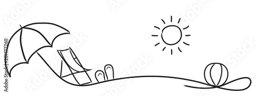 Hintergrund Banner Sommer Strand 