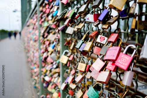 locks on the bridge