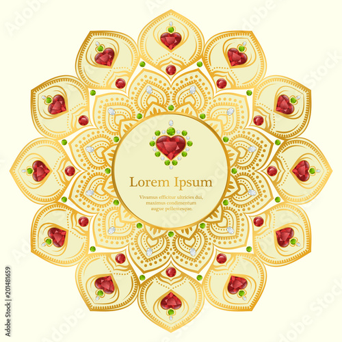 Bright wedding invitation
