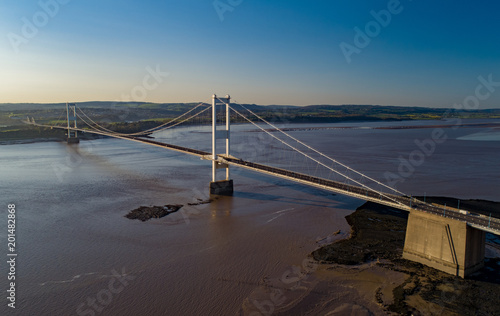 Aeriel View of Severn Bridge