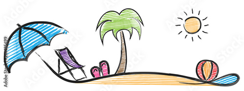 Strand Meer Palmen