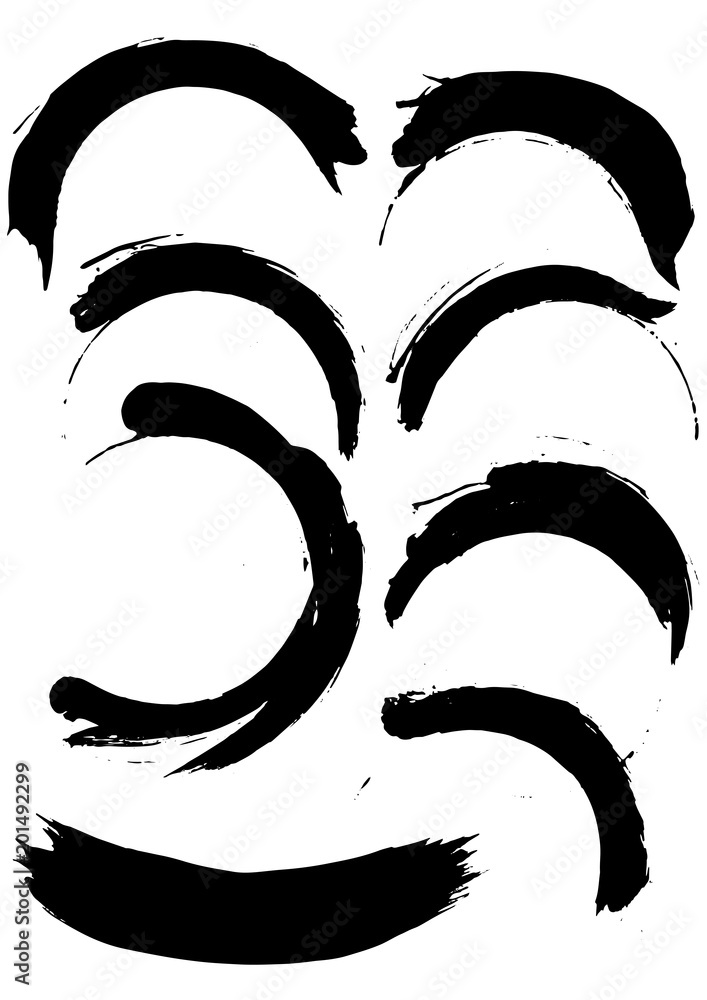 Large set different grunge brush strokes. Dirty artistic design elements isolated on white background. Black ink vector brush strokes. Black isolated paintbrush collection. Brush strokes isolated. Large set different grunge brush strokes. Dirty artistic design elements isolated on white background. Black ink vector brush strokes. Black isolated paintbrush collection. Brush strokes isolated.