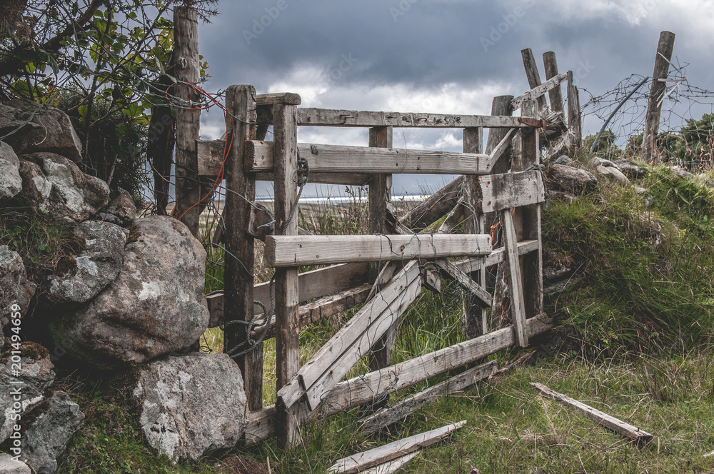 Broken Gate in Achill Island