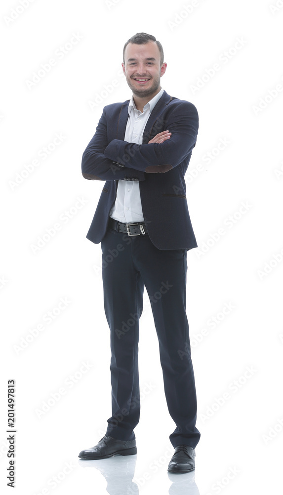 in full growth .portrait of successful business man. in full growth .portrait of successful business man.