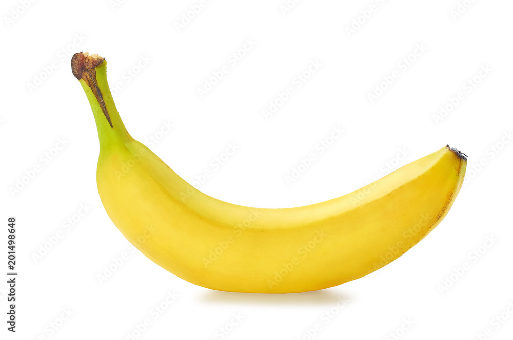 Bananas fruits isolated - obrazy, fototapety, plakaty 